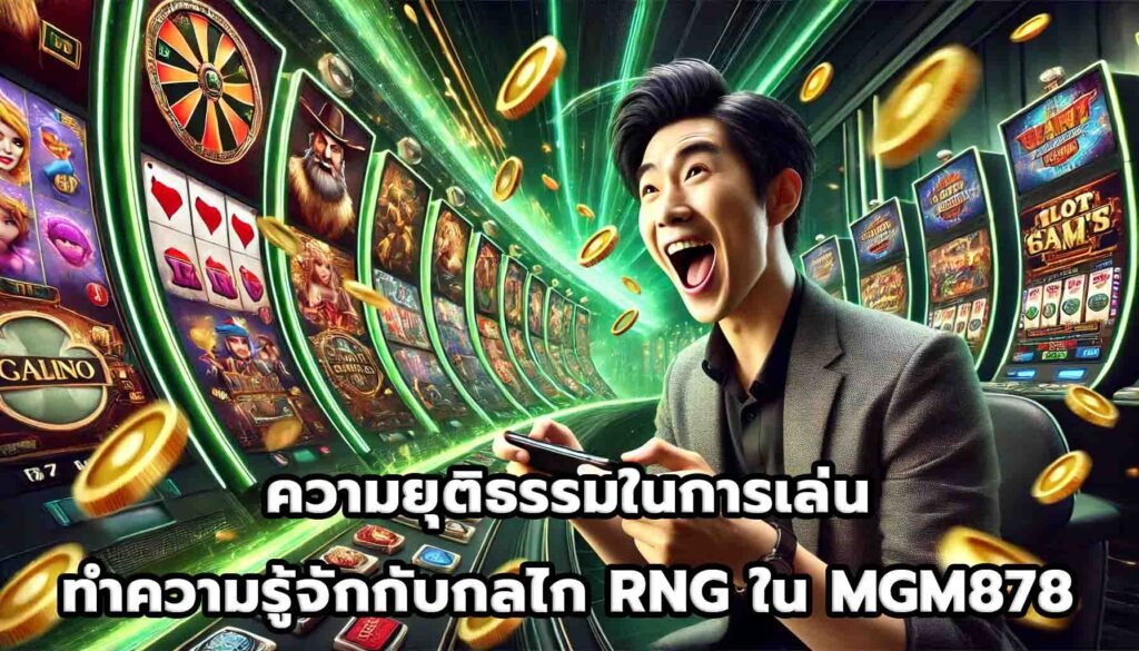 ความยุติธรรมในการเล่น ทำความรู้จักกับกลไก RNG ใน MGM878-13