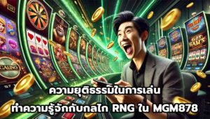 ความยุติธรรมในการเล่น ทำความรู้จักกับกลไก RNG ใน MGM878-13